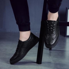 飞宏纯色平底运动男鞋潮休闲鞋百搭学生板鞋A10